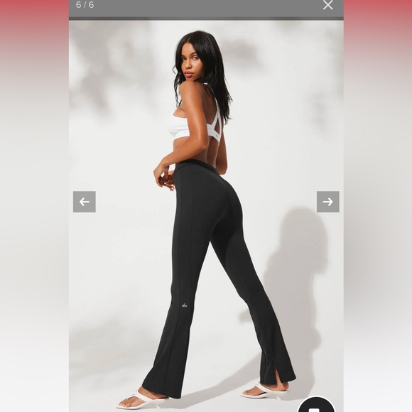 EUC Alo High-Waisted Zip-it Flare Legging Sz M - Picture 2 of 11